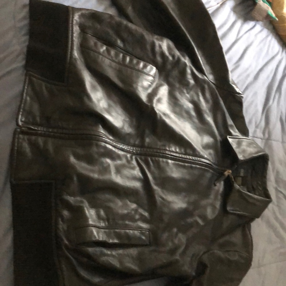 Used banana republic, leather coat - Picture 1 of 2